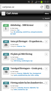 carljonas.se är mobilanpassad