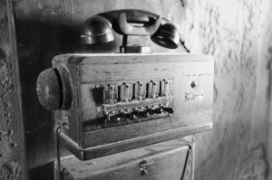 Gammal telefo